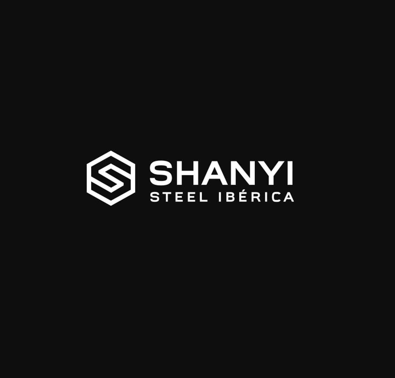 Diseño de logotipo de empresa de venta de productos de acero