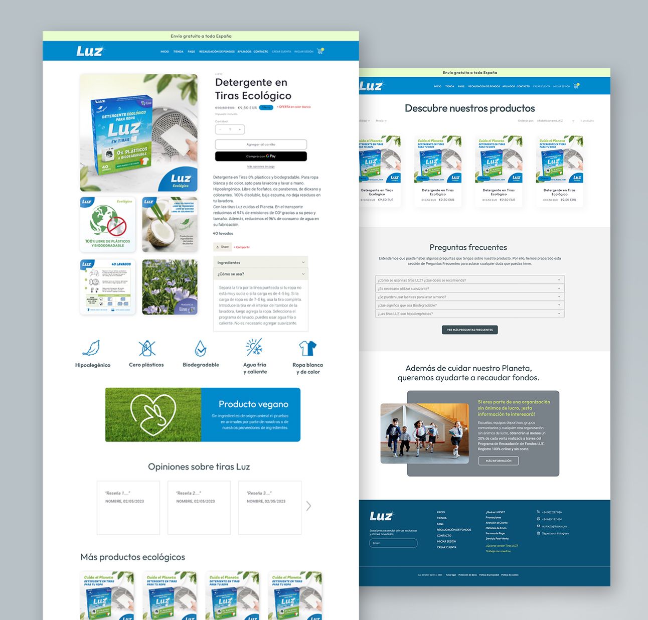 Diseño de página web de comercio electrónico