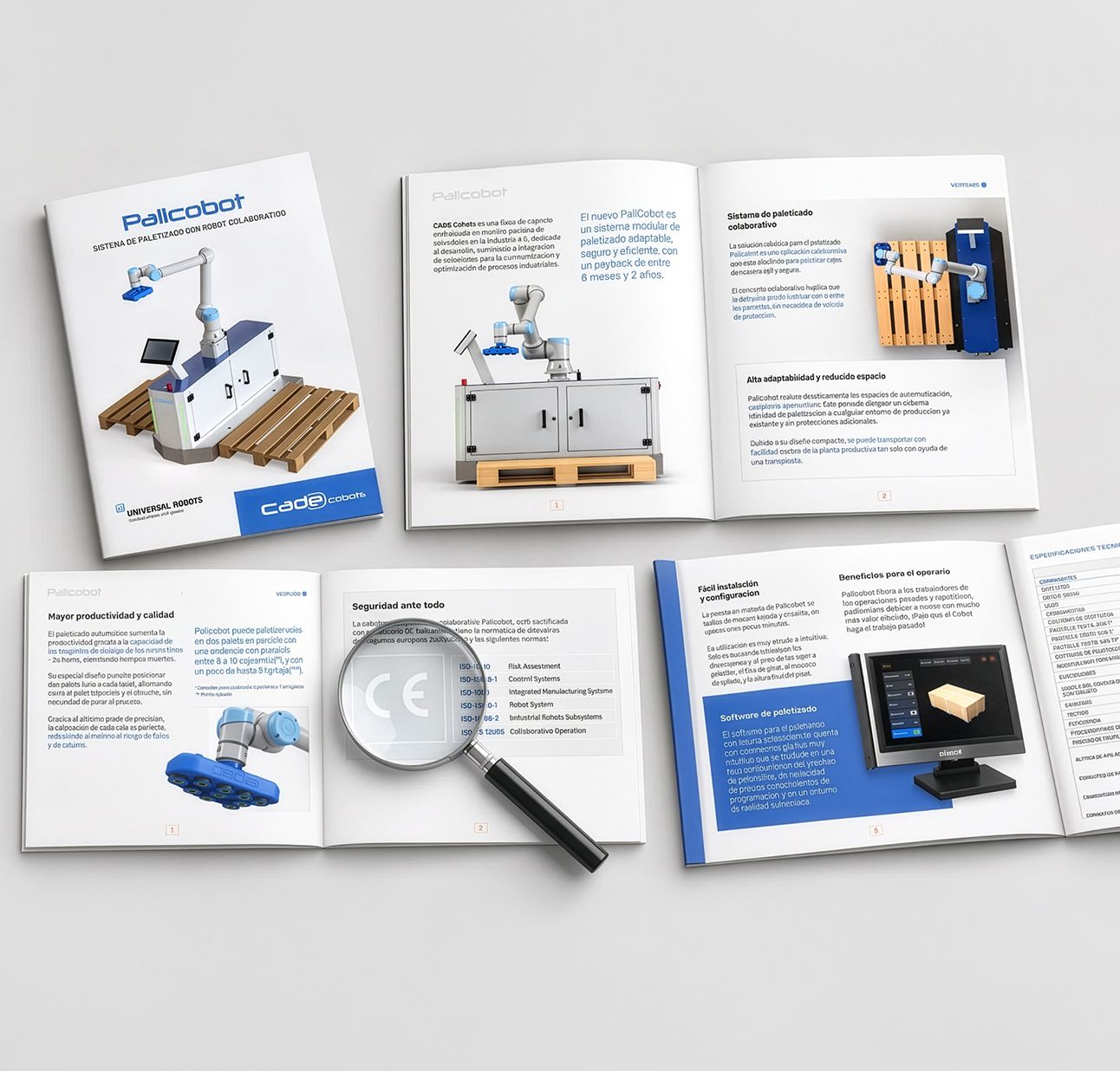 catalogo-brochure Presentación producto industrial